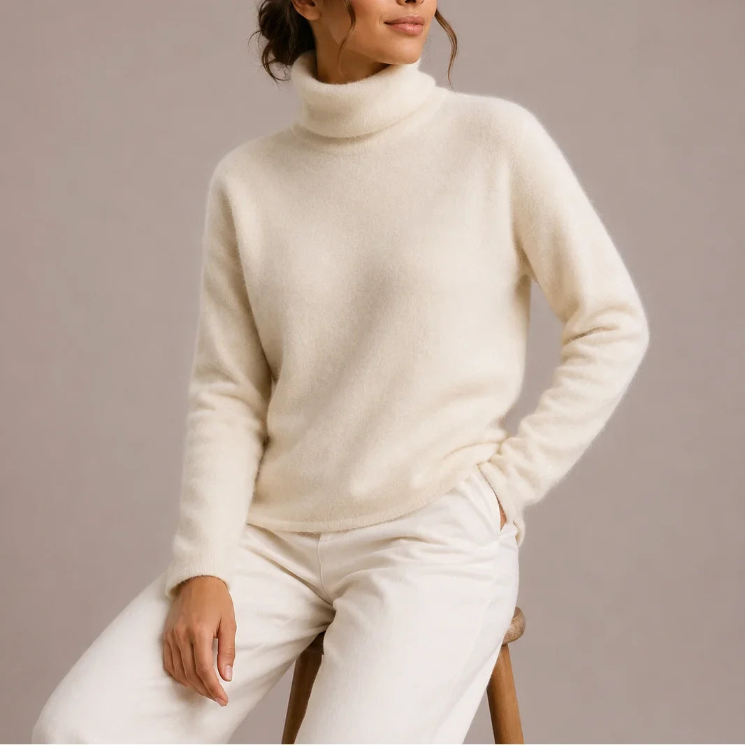 Women's Knitted Turtleneck Jumper