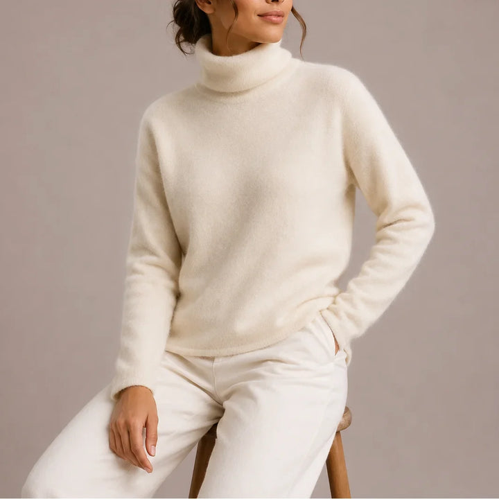 Women's Knitted Turtleneck Jumper
