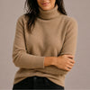 Women's Knitted Turtleneck Jumper