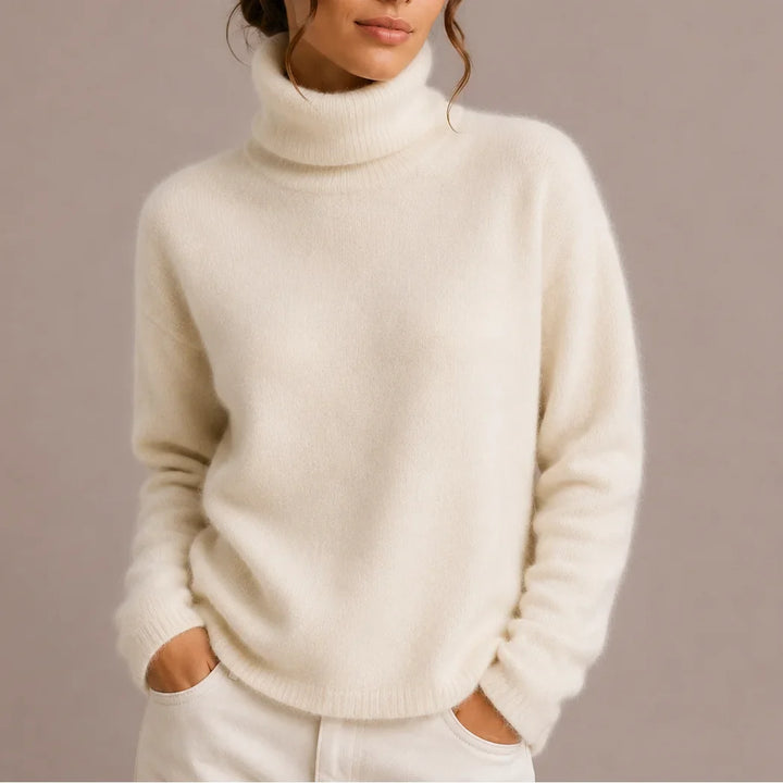 Women's Knitted Turtleneck Jumper