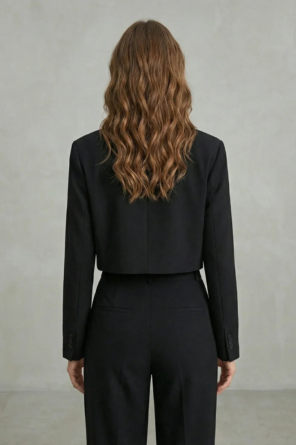 Women's Cropped Tailored Blazer