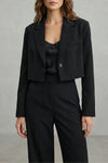 Women's Cropped Tailored Blazer