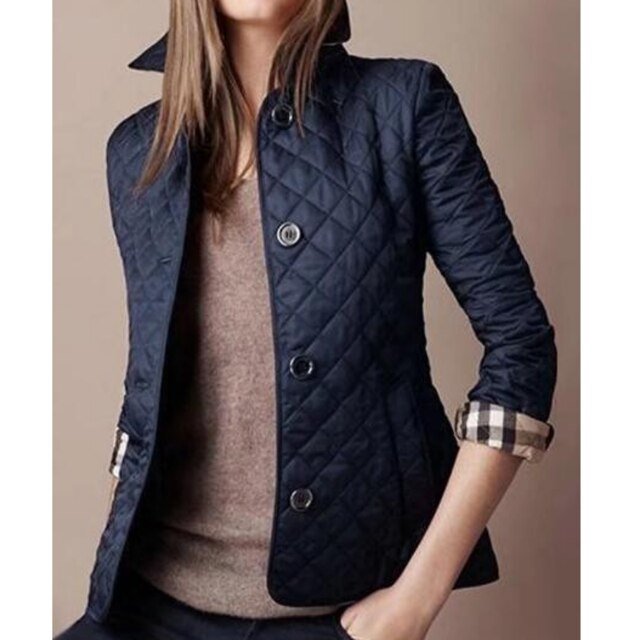 Women's Jacket – Diamond-Quilted Tailored