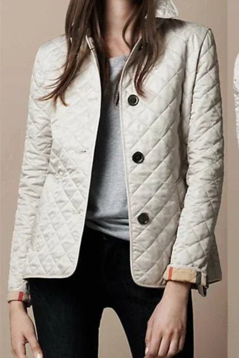 Women's Jacket – Diamond-Quilted Tailored