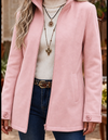 Women's Jacket – Textured Zip-Up Winter