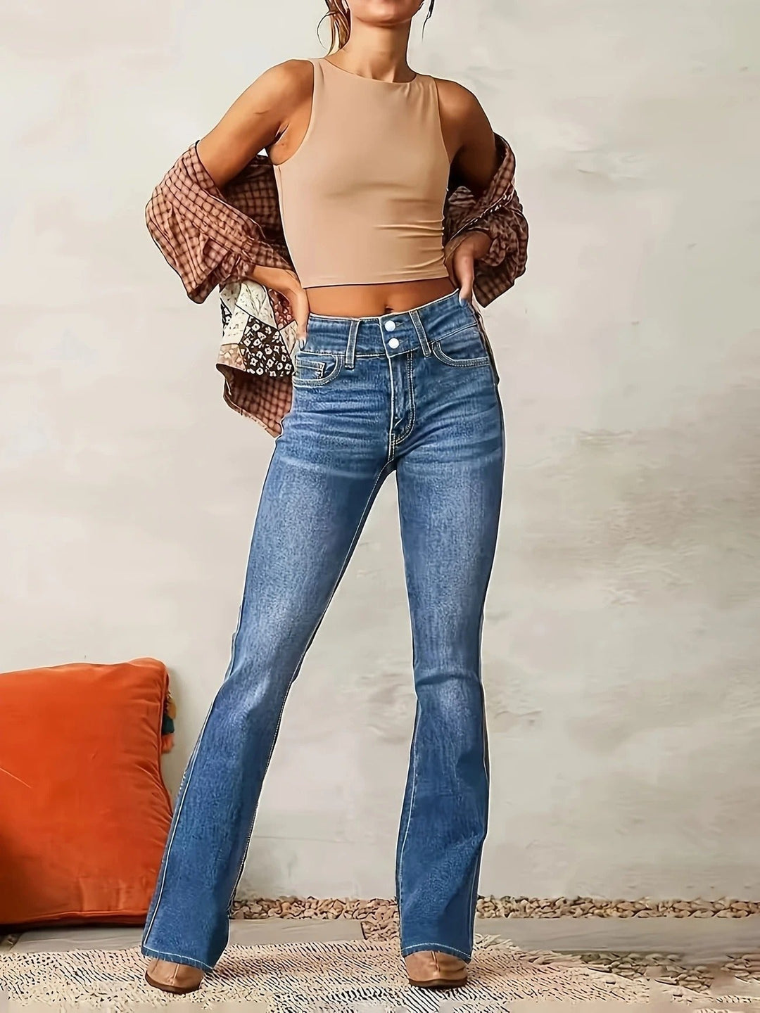 Women's Jeans – High-Waist Flared