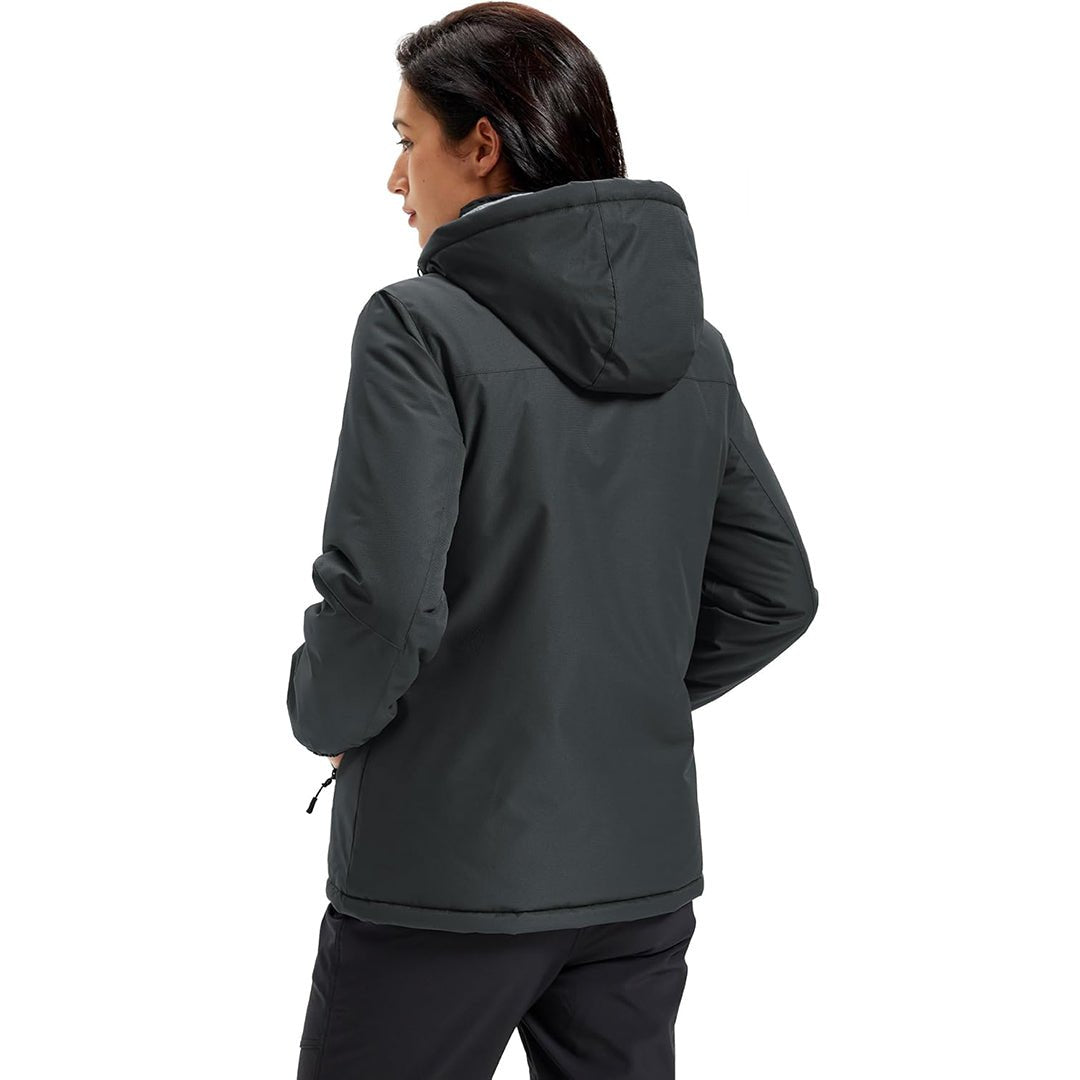 Women's Jacket – Insulated Waterproof Ski Detachable Hood