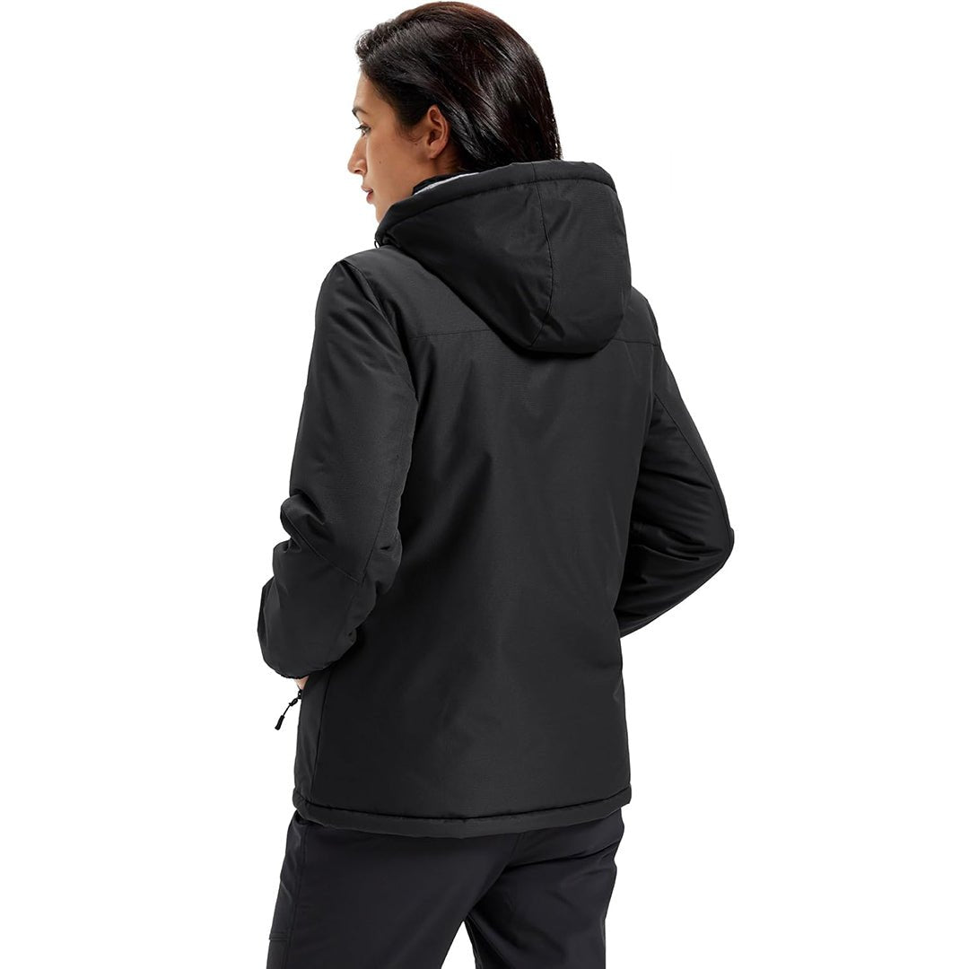 Women's Jacket – Insulated Waterproof Ski Detachable Hood