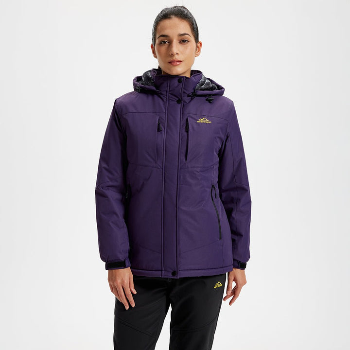 Women's Jacket – Insulated Waterproof Ski Detachable Hood