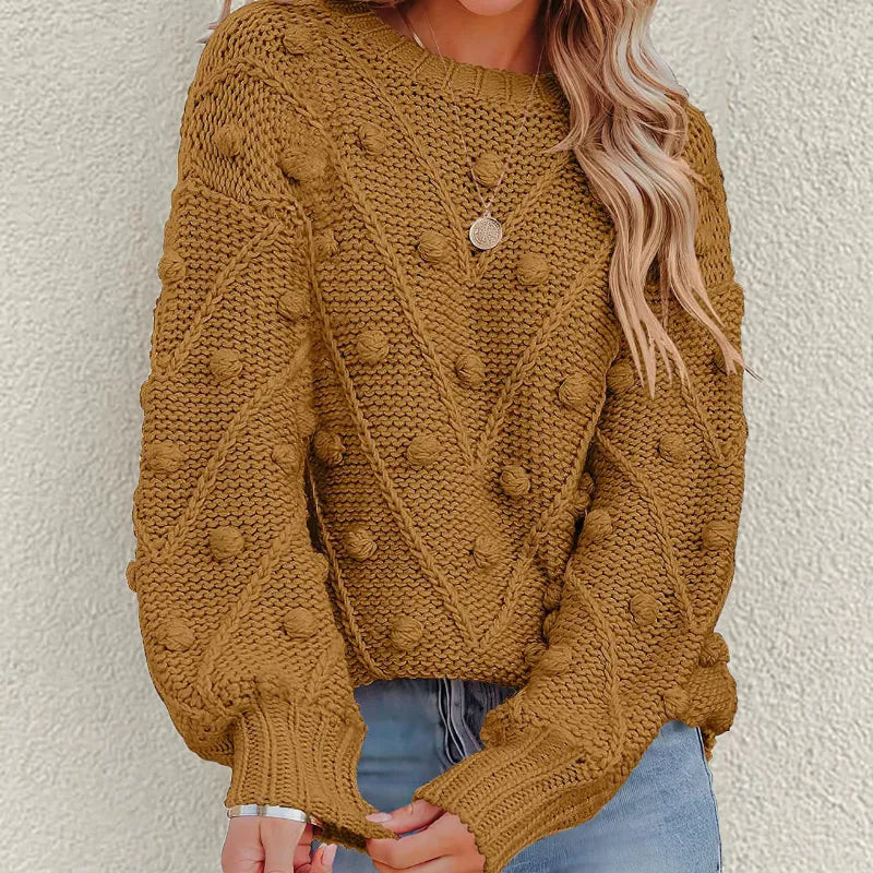 Women's Jumper – Bobble Knit