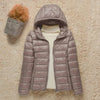 Women's Lightweight Hooded Quilted Jacket Packable Puffer