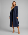 Women's Trench Coat – Longline Belted Wrap