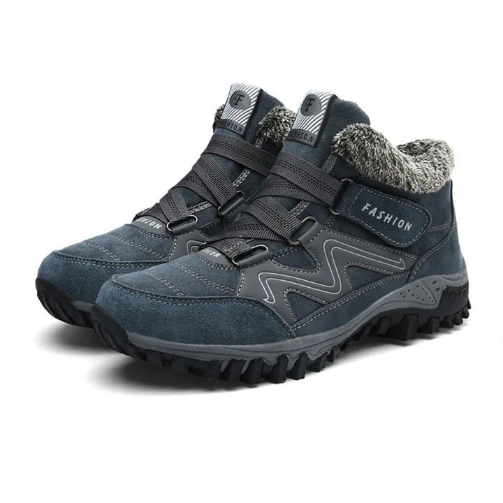 Women's Comfort Winter Boots – Fur-Lined Collar And Strap