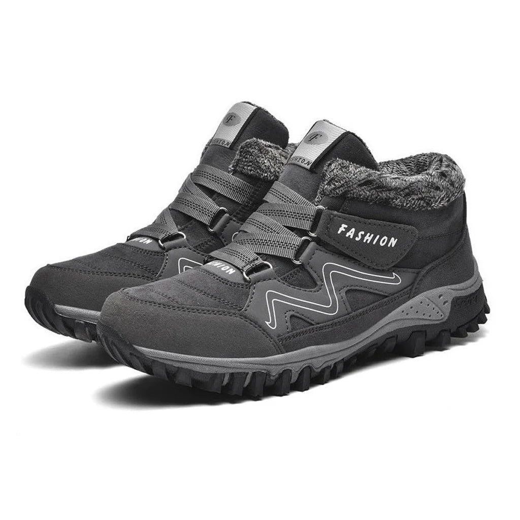 Women's Comfort Winter Boots – Fur-Lined Collar And Strap