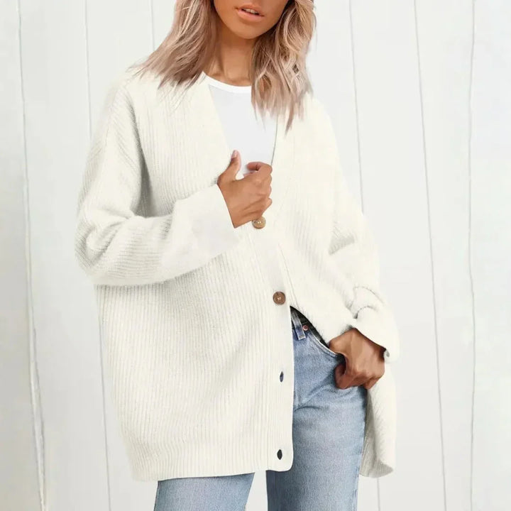 Women's Cardigan – Longline Ribbed