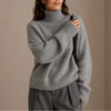 Women's Knitted Oversized Turtleneck Jumper