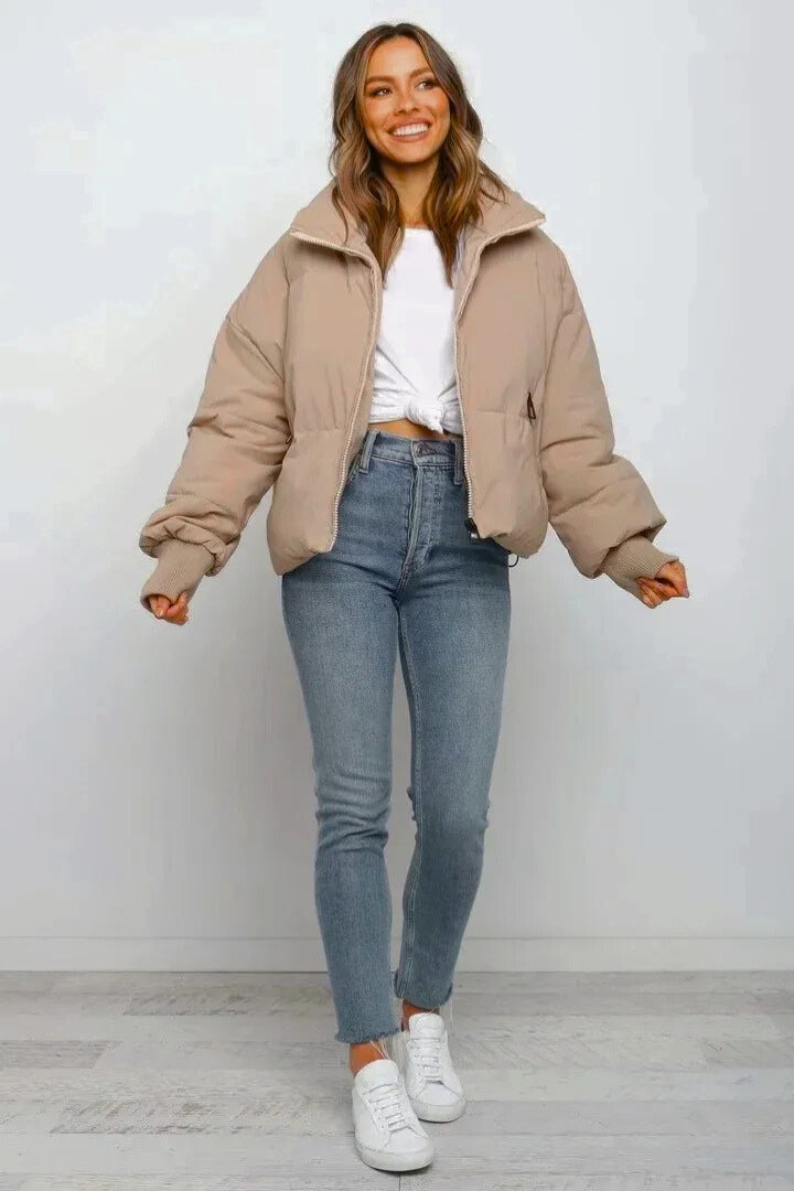 Women's Puffer Jacket – Short Quilted