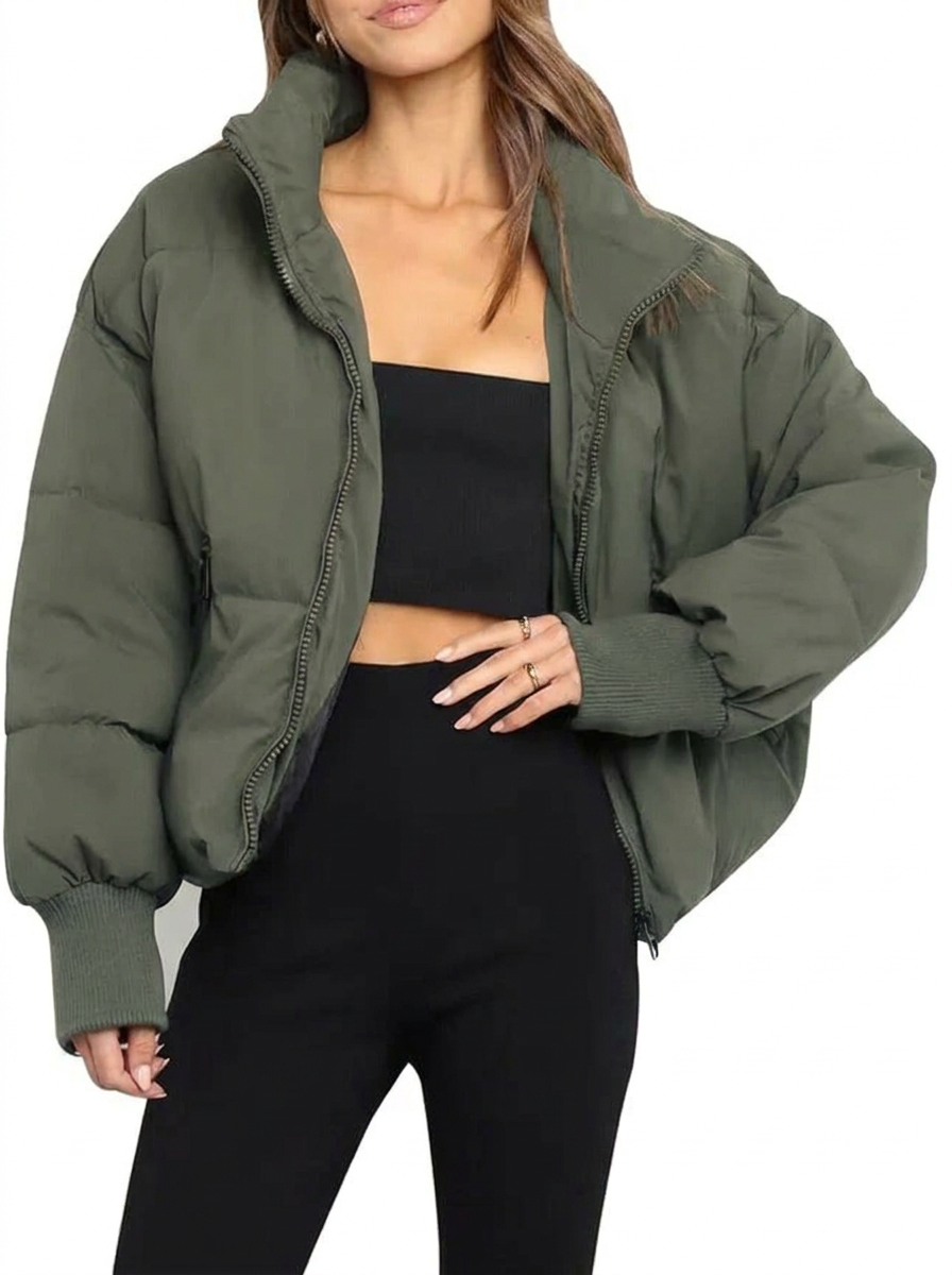 Women's Puffer Jacket – Short Quilted