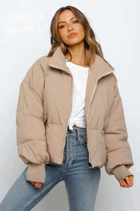 Women's Puffer Jacket – Short Quilted
