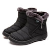 Women's Quilted Fur-Lined Winter Ankle Boots – Soft Sole And Zipper