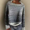 Women's Relaxed-Fit Gradient Fair Isle Knit Sweater