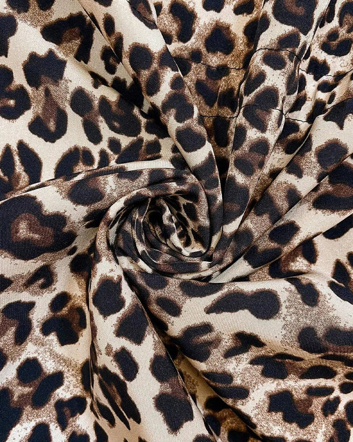 Women's Reversible Hooded Leopard Print Jacket – Drawstring Waist