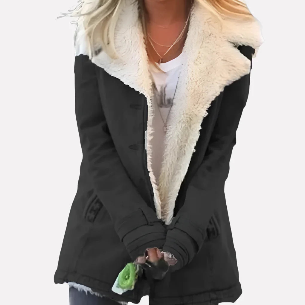 Women's Sherpa-Lined Jacket – High Collar