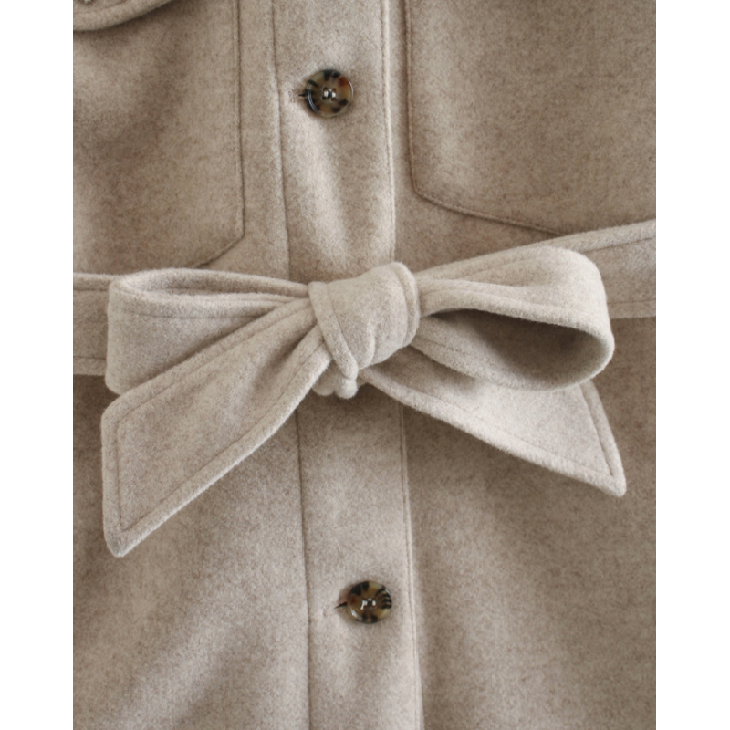 Women's Coat – Belted Longline