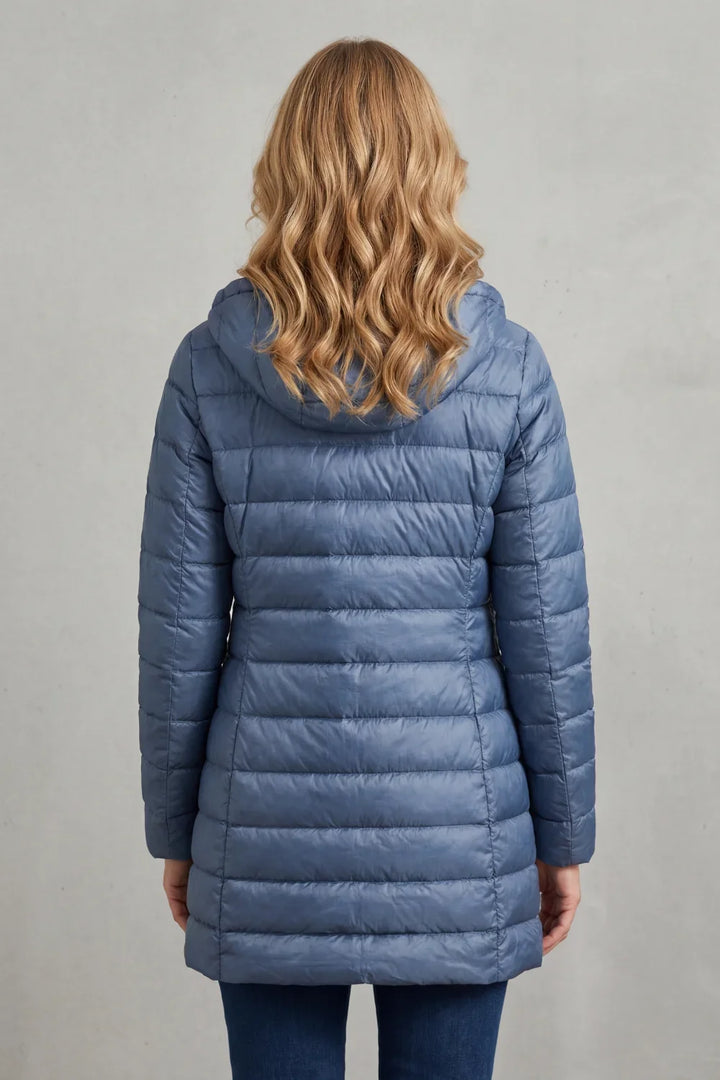 Women's Ultra-Lightweight Hooded Down Jacket For Cosy Warmth