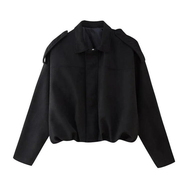 Women's Vintage-Inspired Oversized Faux Suede Bomber Jacket