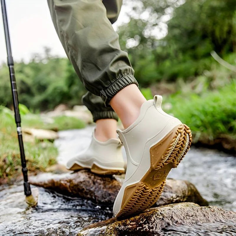 Women's Comfort Boots – Pull-On Tab And Contrast Sole