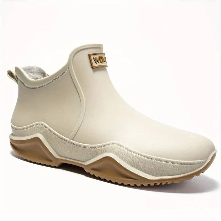 Women's Comfort Boots – Pull-On Tab And Contrast Sole