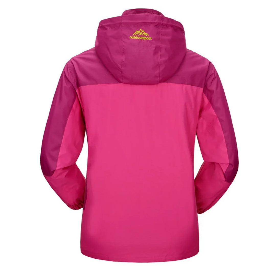 Women's Waterproof Hooded Outdoor Shell Jacket