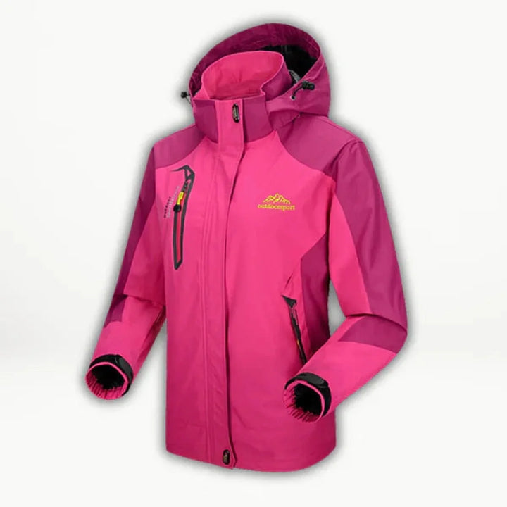Women's Waterproof Hooded Outdoor Shell Jacket