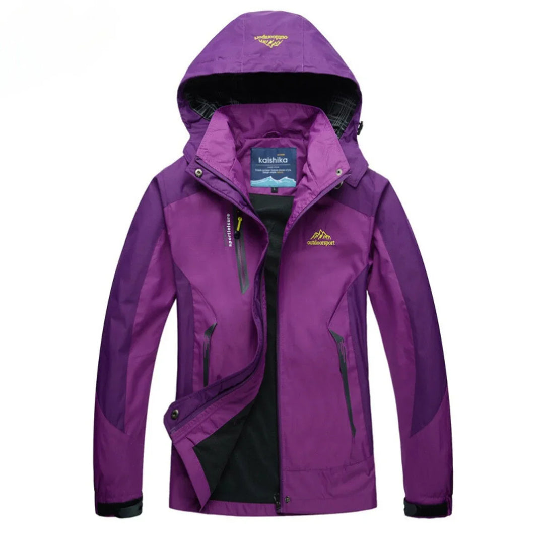 Women's Waterproof Hooded Outdoor Shell Jacket