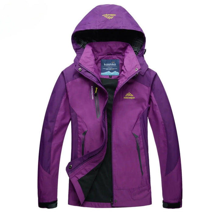 Women's Waterproof Hooded Outdoor Shell Jacket