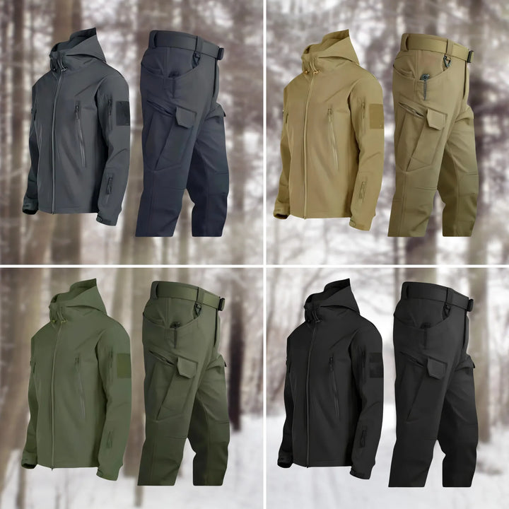 Women's Waterproof Outdoor Tactical Set – Hooded Jacket And Cargo Trousers
