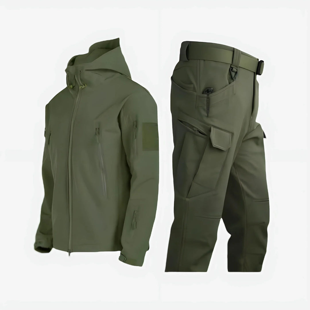Women's Waterproof Outdoor Tactical Set – Hooded Jacket And Cargo Trousers