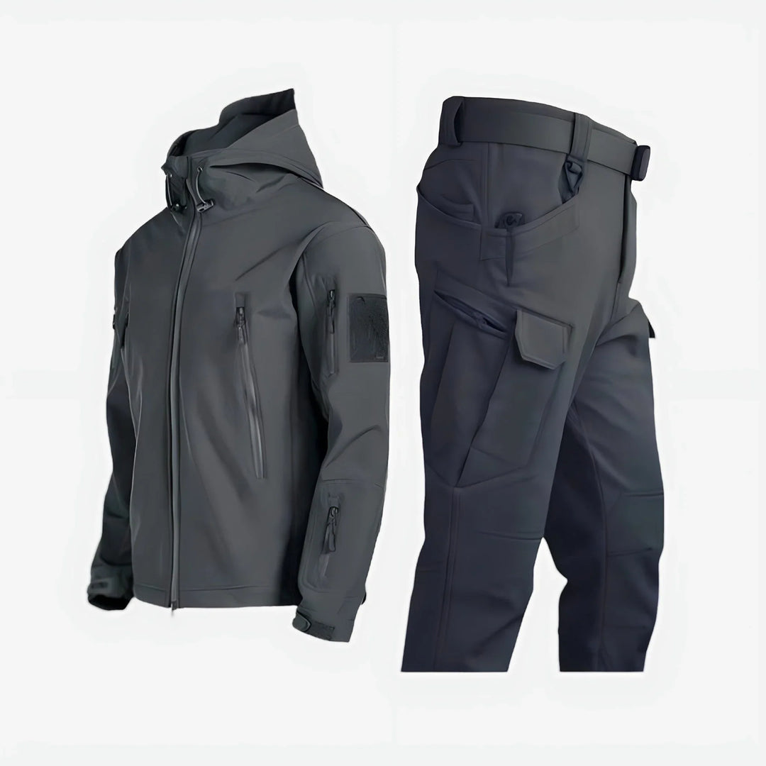 Women's Waterproof Outdoor Tactical Set – Hooded Jacket And Cargo Trousers