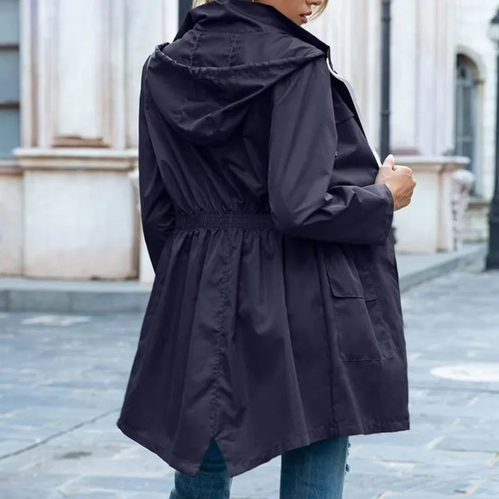 Women's Zip Front A-Line Outdoor Waterproof Jacket