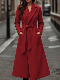 Women's Wool Winter Coat – Belt