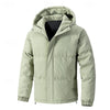 Relaxed Padded Jacket with Adjustable Hood and Roomy Pockets