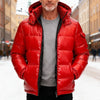 Regular-Fit Quilted Hooded Jacket with Zip and Side Pockets