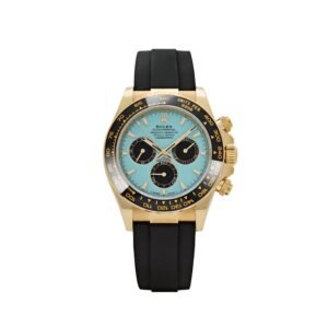 2025 Rolex Daytona 126518LN Yellow Gold Turquoise Dial Oysterflex