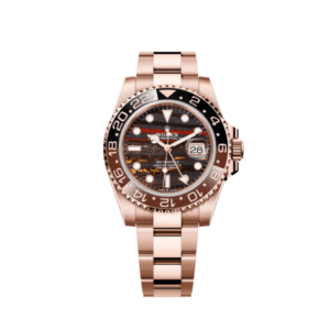 2025 Rolex GMT-Master II 126715CHNR Rose Gold Tiger Iron Dial Oyster