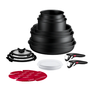 Ingenio Simplicity L838SM44 22-Piece Pan Set - Black